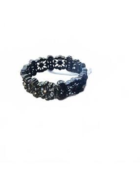 Mixit Color Black Beaded Elastic Bracelet NWT
